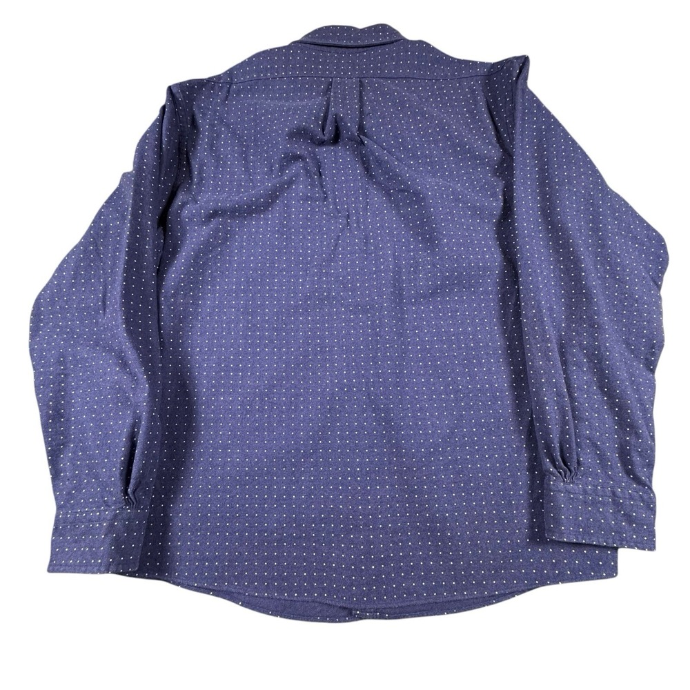 Brooks Brothers Flannel Shirt Men's XL Polka Dot Regent Fit 1818 100% Cotton - Picture 10 of 10